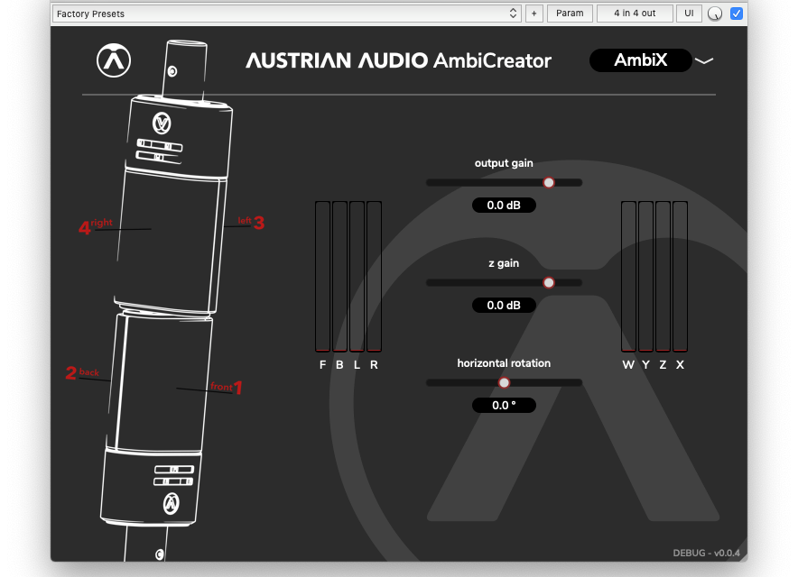 Austrian Audio AmbiCreator Screenshot