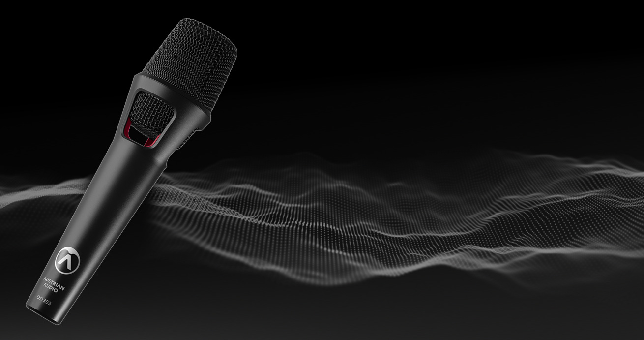 Micro Austrian Audio OD303 pour performances vocales professionnelles