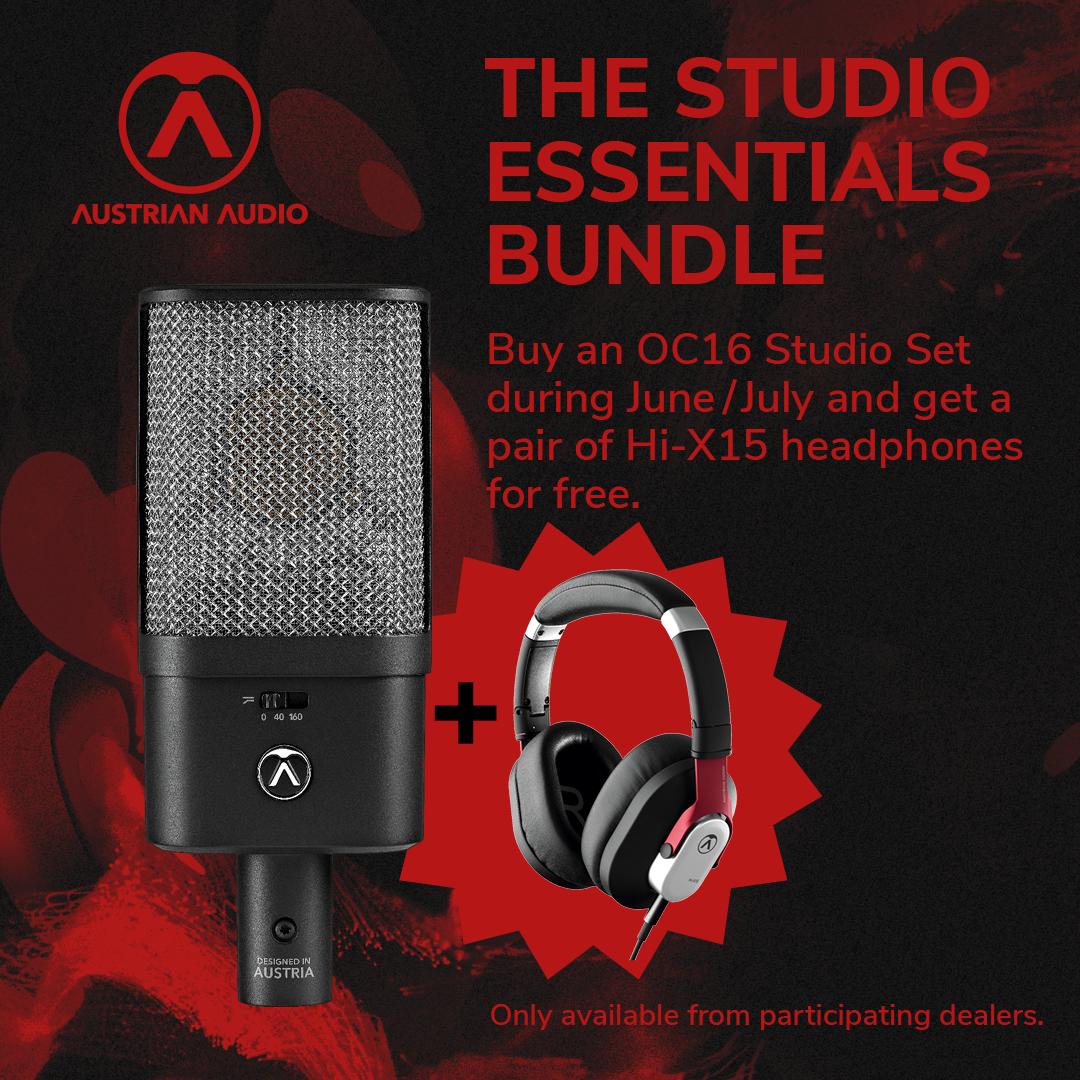 Buy an OC16 studio set and get the Hi-X15 headphones for free 